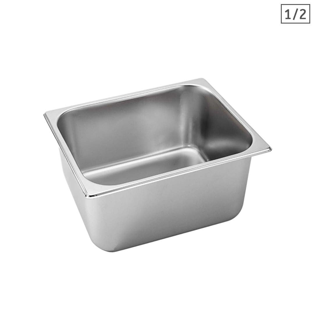 Premium Gastronorm GN Pan Full Size 1/2 GN Pan 15cm Deep Stainless Steel Tray - image1