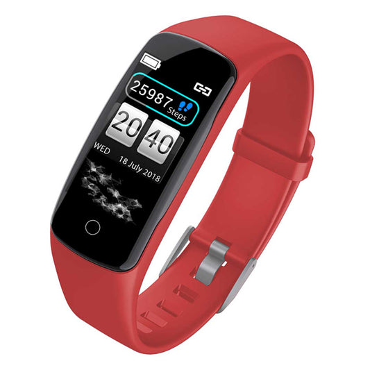 Premium Sport Monitor Wrist Touch Fitness Tracker Smart Watch Red - image1
