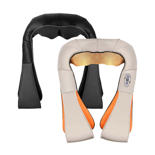 Premium 2X Electric Kneading Back Neck Shoulder Massage Arm Body Massager Black/White - image1