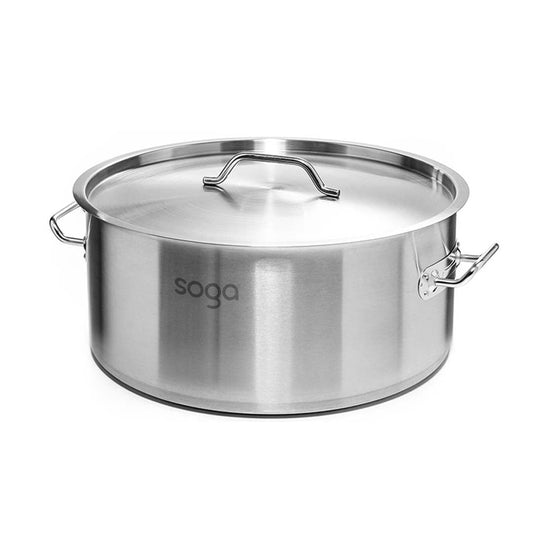 Premium Stock Pot 83L Top Grade Thick Stainless Steel Stockpot 18/10 - image1