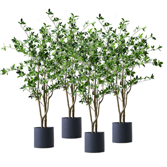 Premium 4X 120cm Green Artificial Indoor Watercress Tree Fake Plant Simulation Decorative - image1