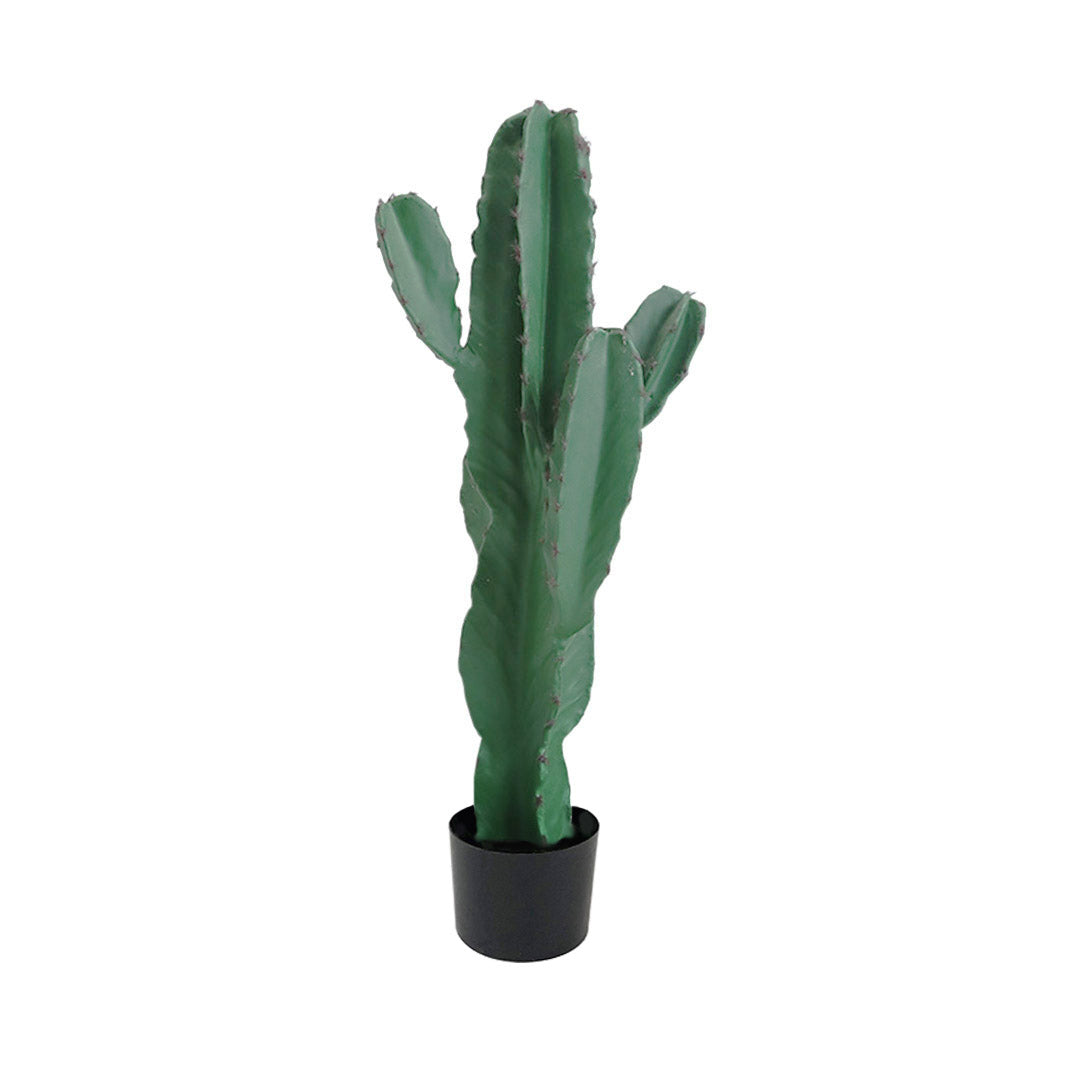 Premium 70cm Green Artificial Indoor Cactus Tree Fake Plant Simulation Decorative 5 Heads - image1