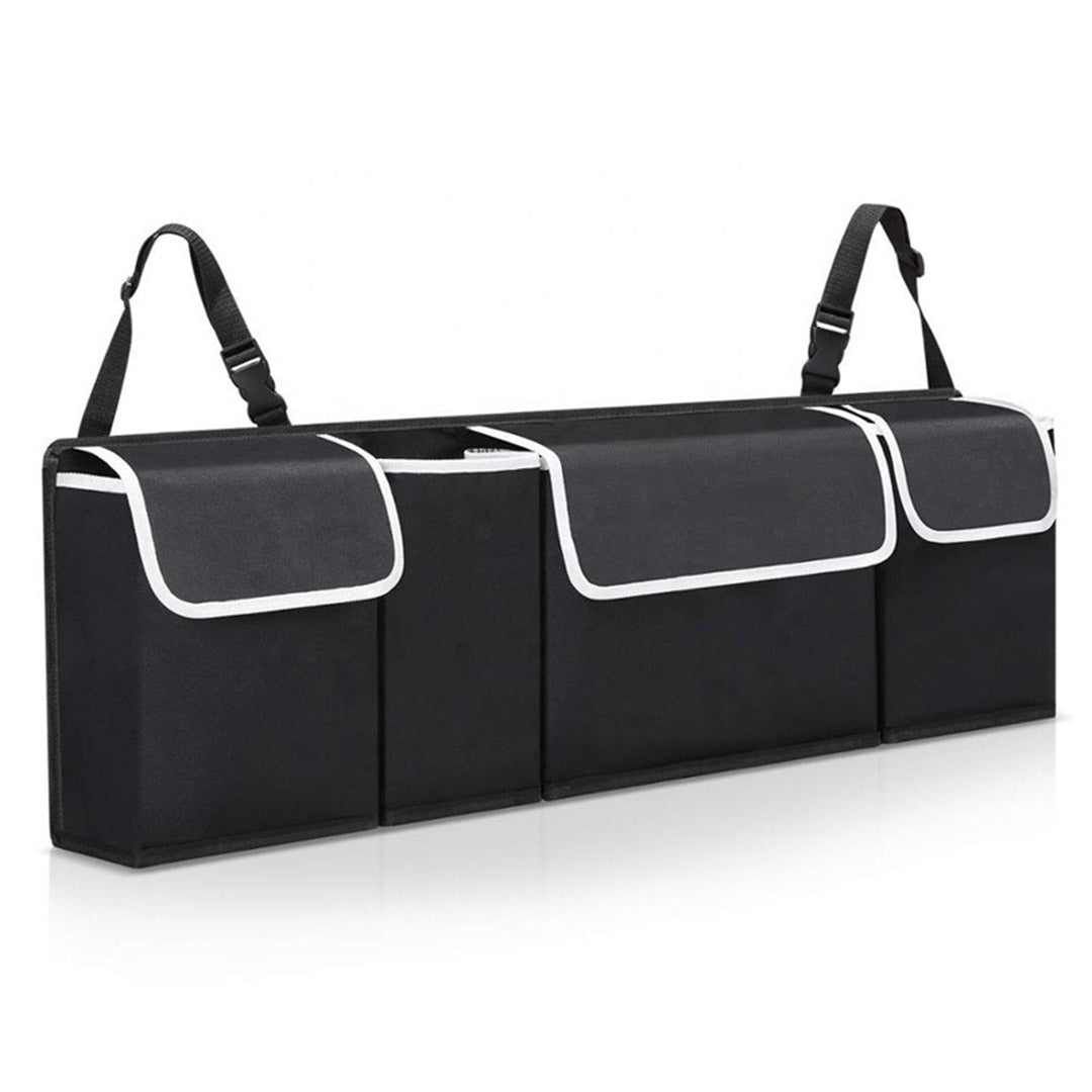 Oxford Cloth Car Storage Trunk Organiser Backseat Multi-Purpose Interior Accessories Black - image1