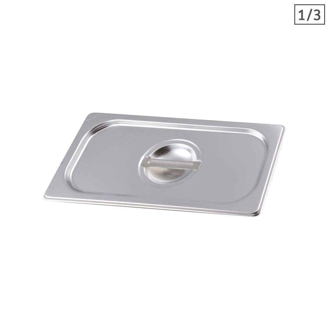 Premium Gastronorm GN Pan Lid Full Size 1/3 Stainless Steel Tray Top Cover - image1