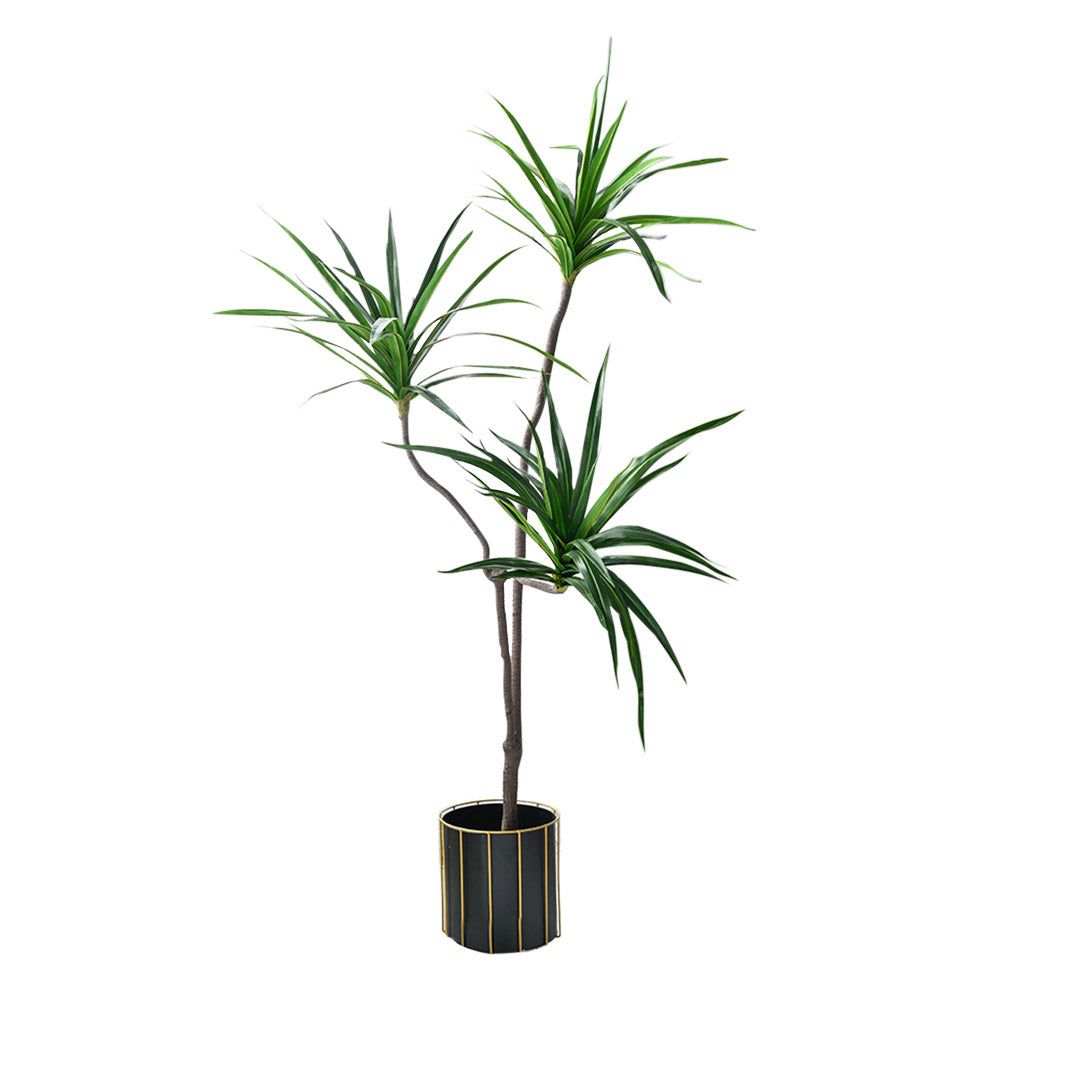 Premium 180cm Green Artificial Indoor Brazlian Iron Tree Fake Plant Decorative 3 Heads - image1