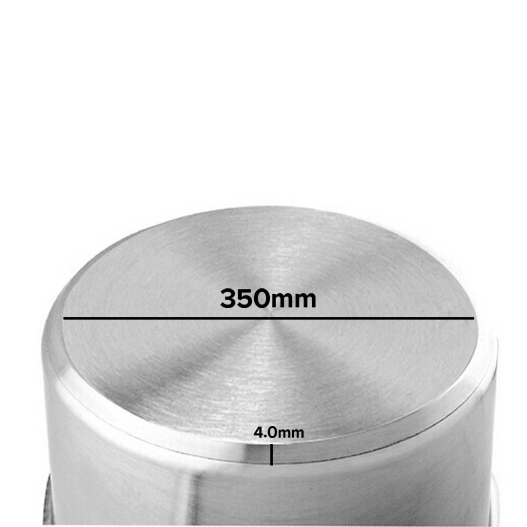 Premium Stock Pot 33L Top Grade Thick Stainless Steel Stockpot 18/10 Without Lid - image2