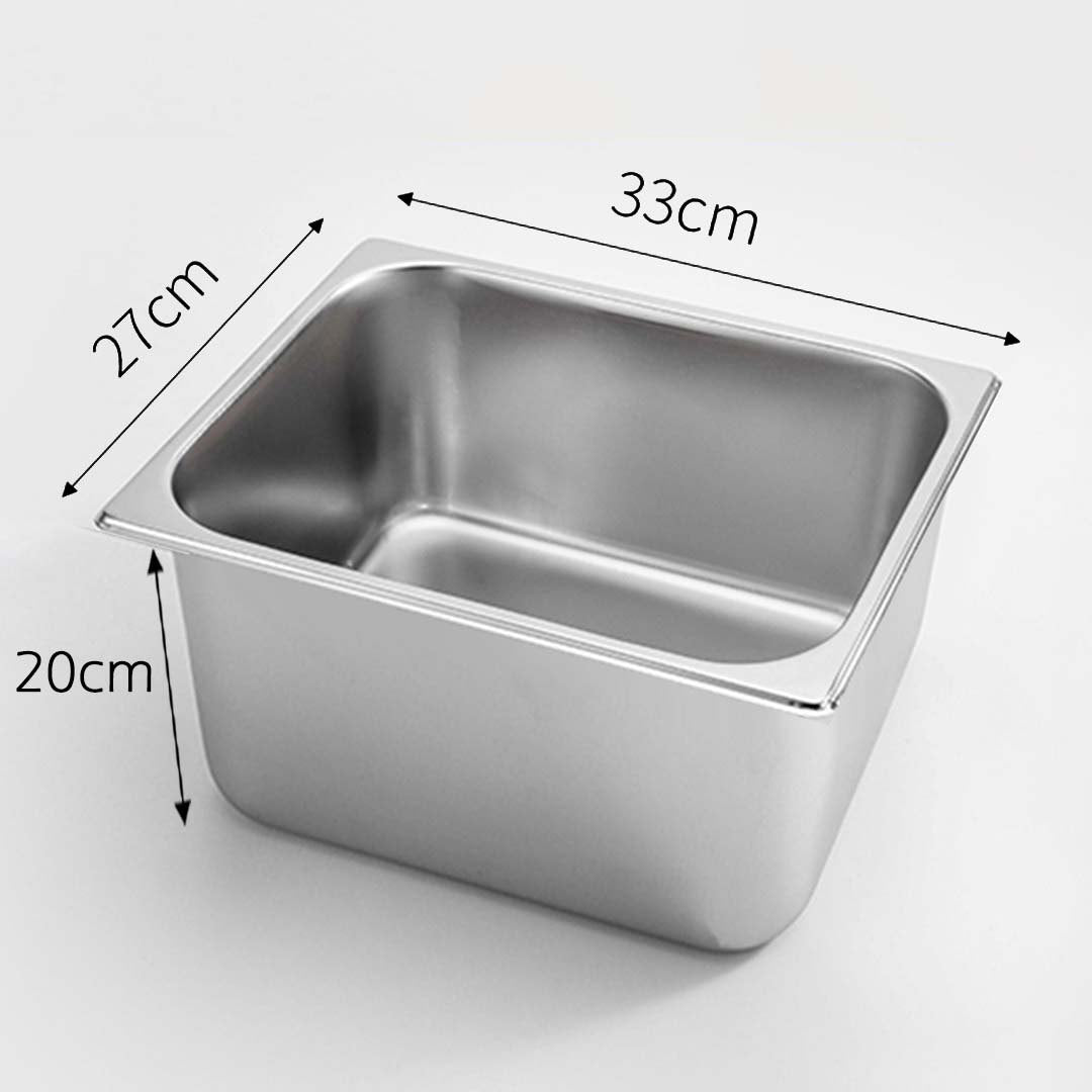 Premium Gastronorm GN Pan Full Size 1/2 GN Pan 15cm Deep Stainless Steel Tray - image2