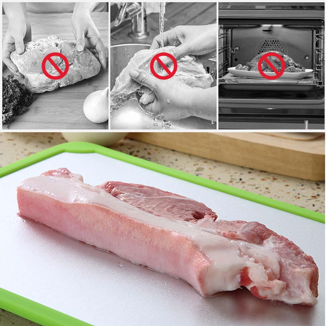 Premium Kitchen Fast Defrosting Tray The Safest Way to Defrost Meat or Frozen Food - image2