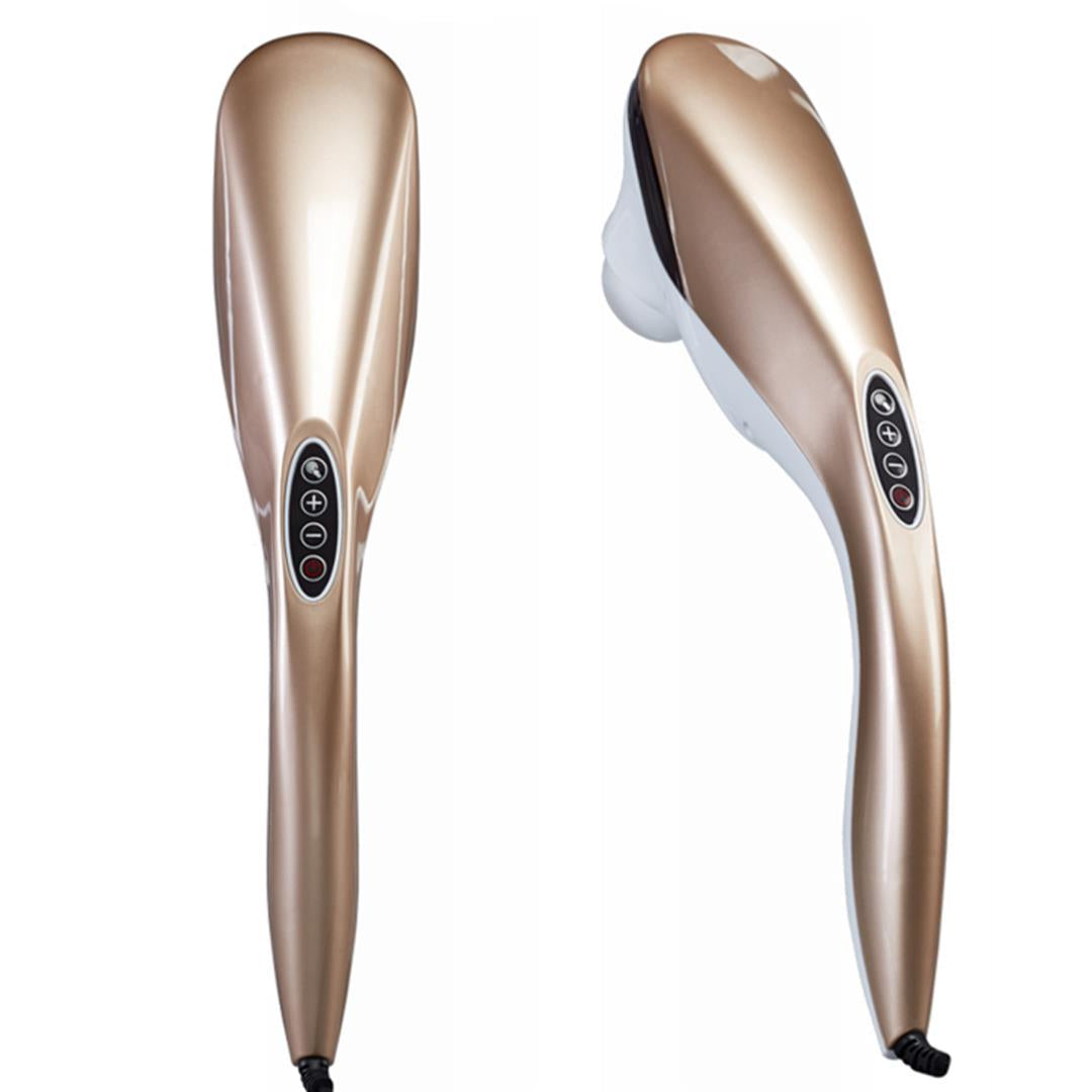 Premium 6 Heads Portable Handheld Massager Soothing Stimulate Blood Flow Shoulder Gold - image2
