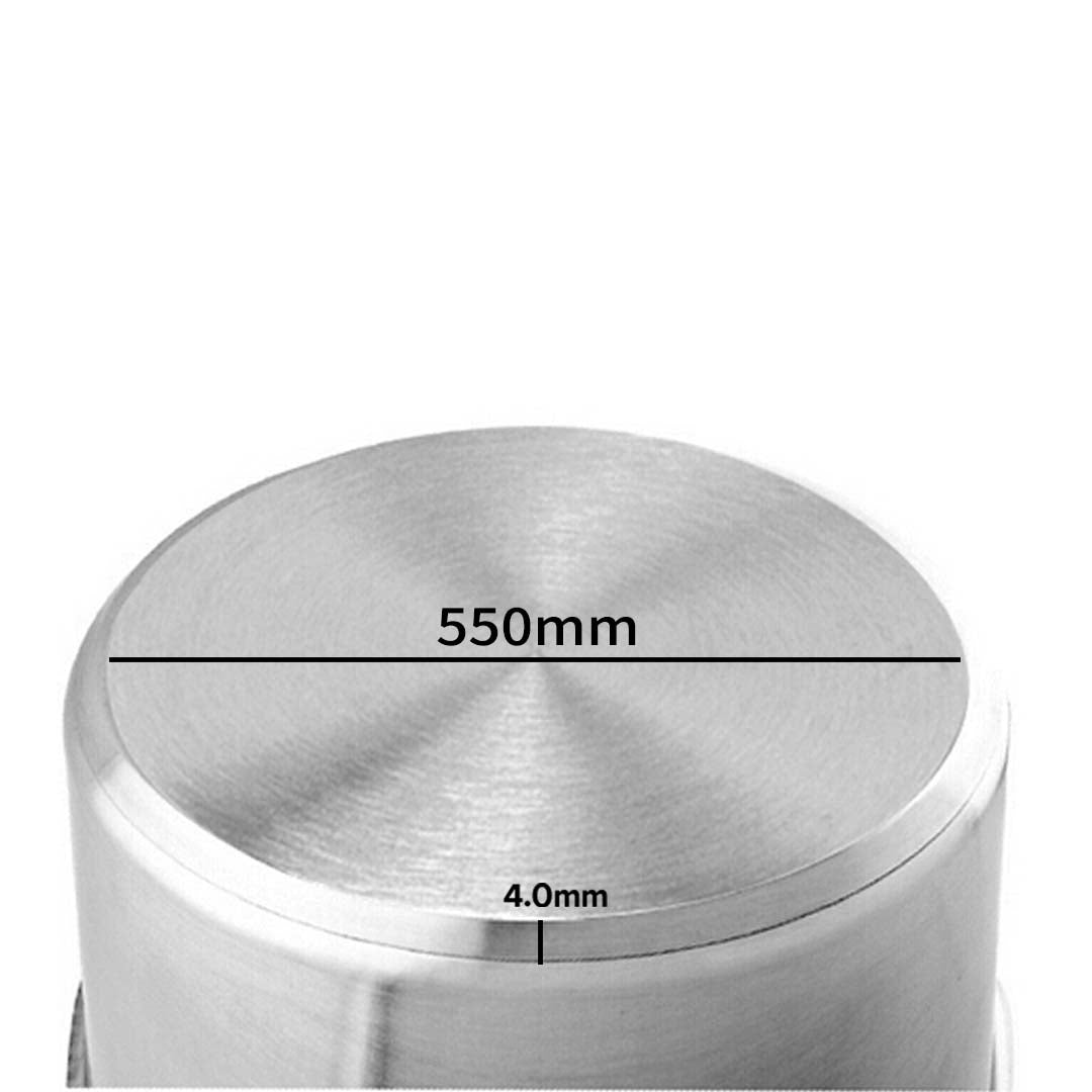 Premium Stock Pot 143L Top Grade Thick Stainless Steel Stockpot 18/10 Without Lid - image2