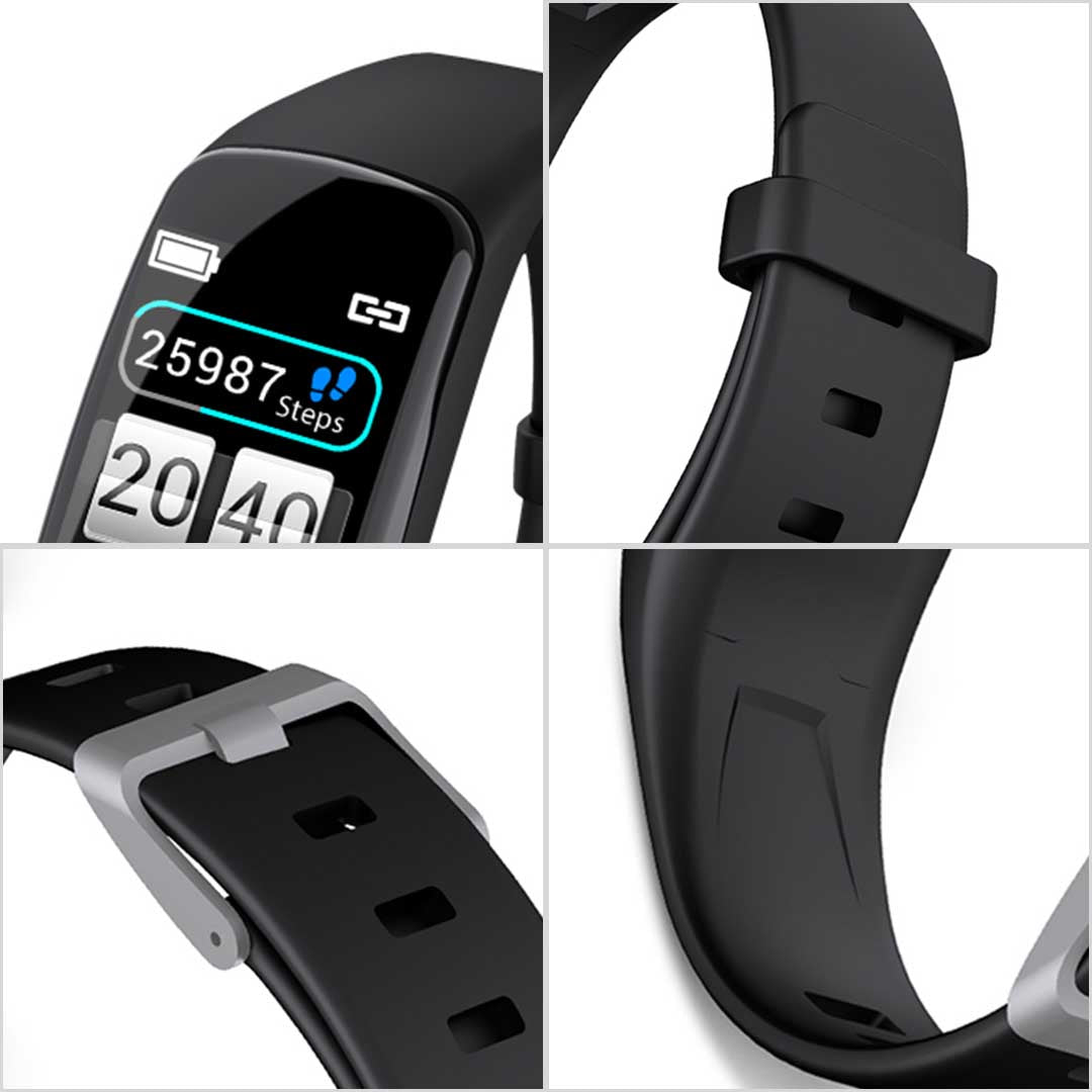 Premium Sport Monitor Wrist Touch Fitness Tracker Smart Watch Blue - image2