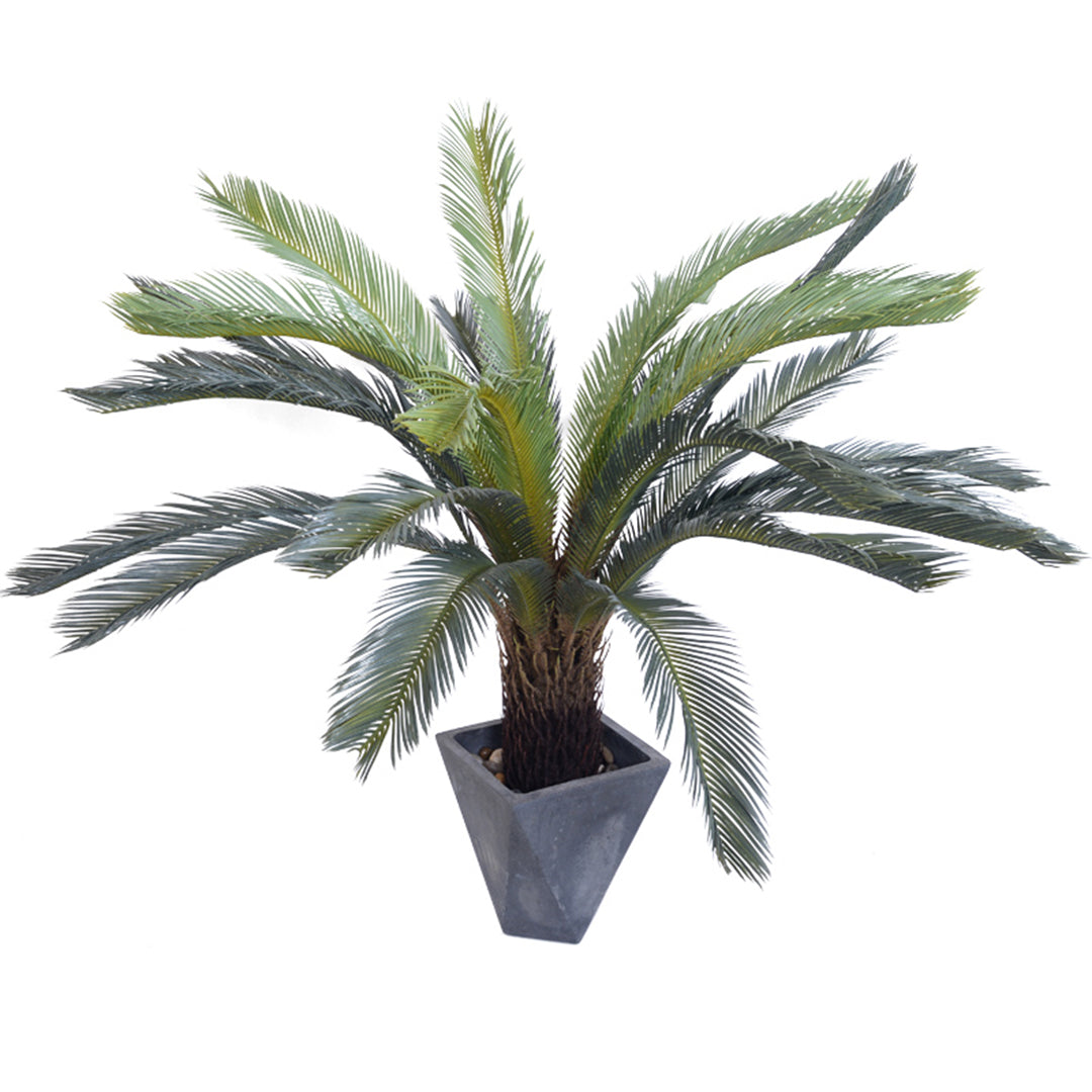 Premium 2X 155cm Artificial Indoor Cycas Revoluta Cycad Sago Palm Fake Decoration Tree Pot Plant - image2