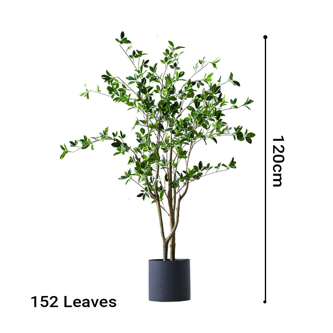 Premium 2X 120cm Green Artificial Indoor Watercress Tree Fake Plant Simulation Decorative - image2