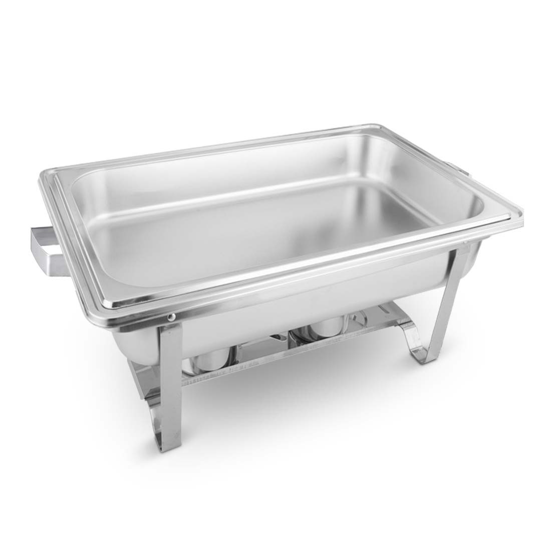 Premium 2X 9L Stainless Steel Chafing Food Warmer Catering Dish Full Size - image2