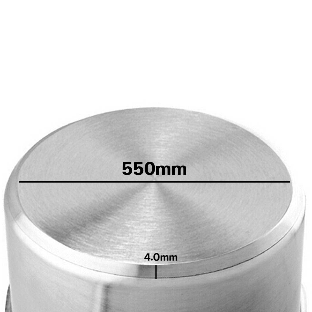 Premium Stock Pot 83L Top Grade Thick Stainless Steel Stockpot 18/10 Without Lid - image2