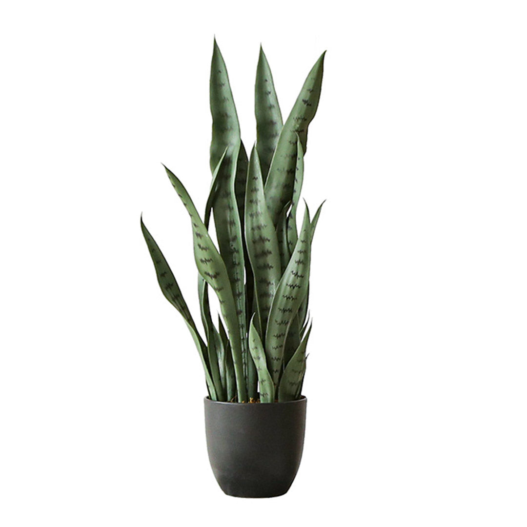 Premium 2X 95cm Artificial Indoor Snake Sansevieria Plant Fake Decoration Tree Flower Pot - image2