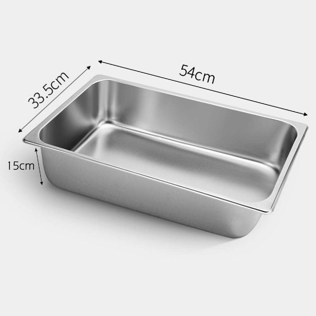 Premium Gastronorm GN Pan Full Size 1/1 GN Pan 20cm Deep Stainless Steel Tray - image2