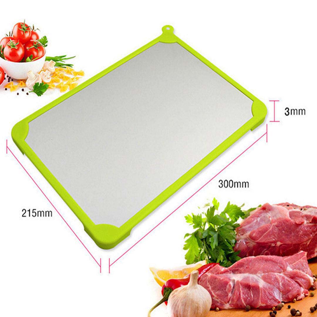 Premium 2X Kitchen Fast Defrosting Tray The Safest Way to Defrost Meat or Frozen Food - image2