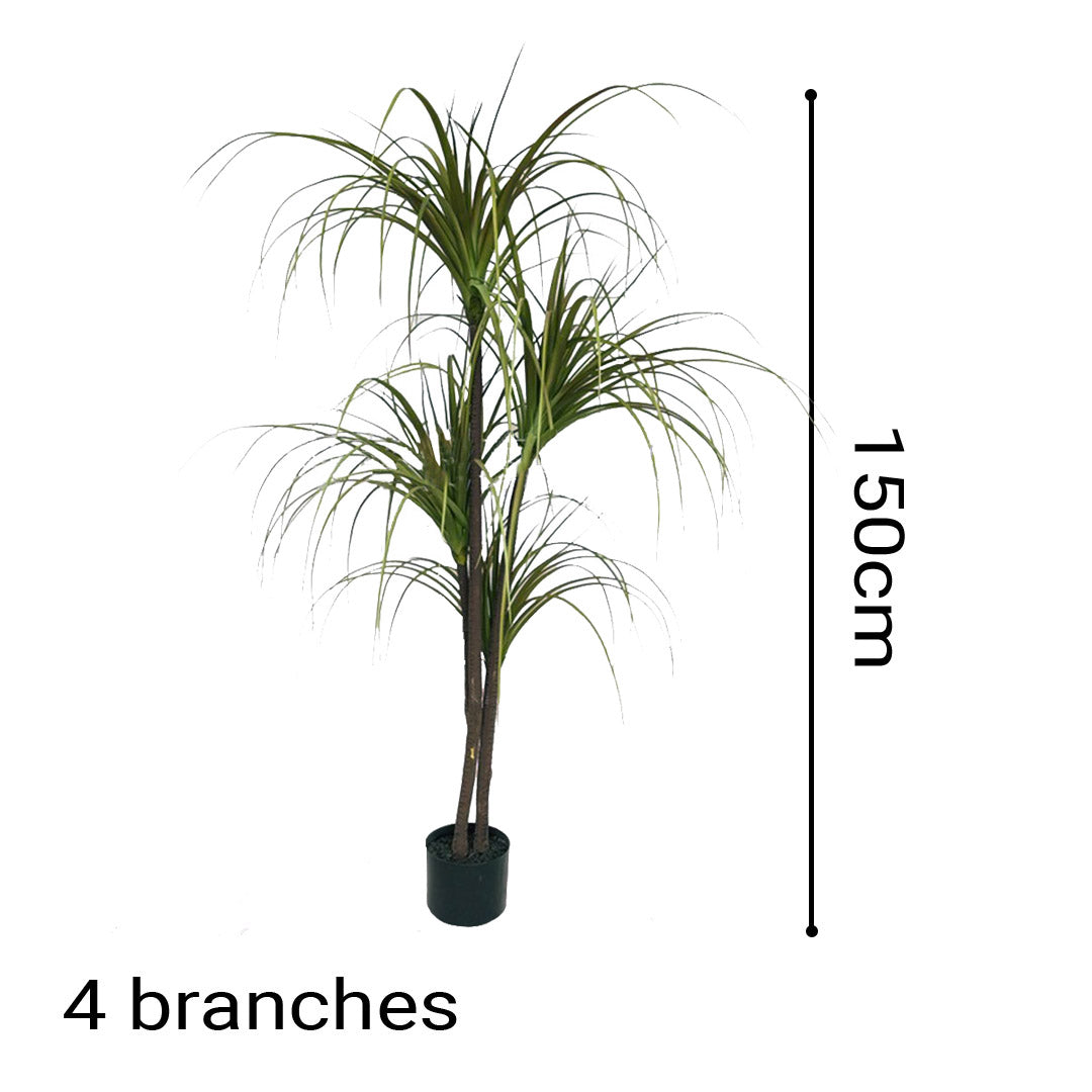 Premium 4X 150cm Green Artificial Indoor Dragon Blood Tree Fake Plant Simulation Decorative - image2