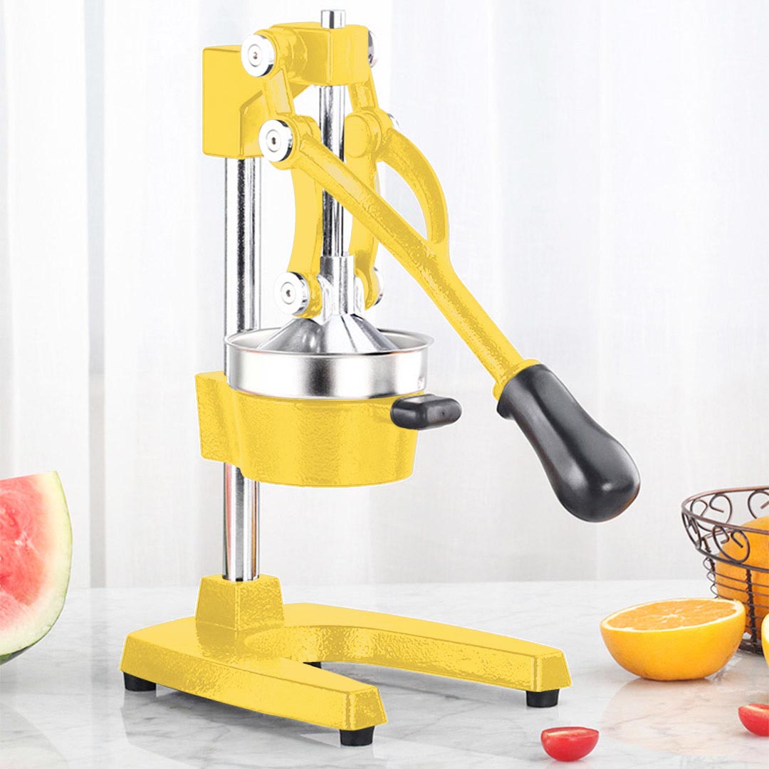 Premium 2X Commercial Manual Juicer Hand Press Juice Extractor Squeezer Orange Citrus Yellow - image2