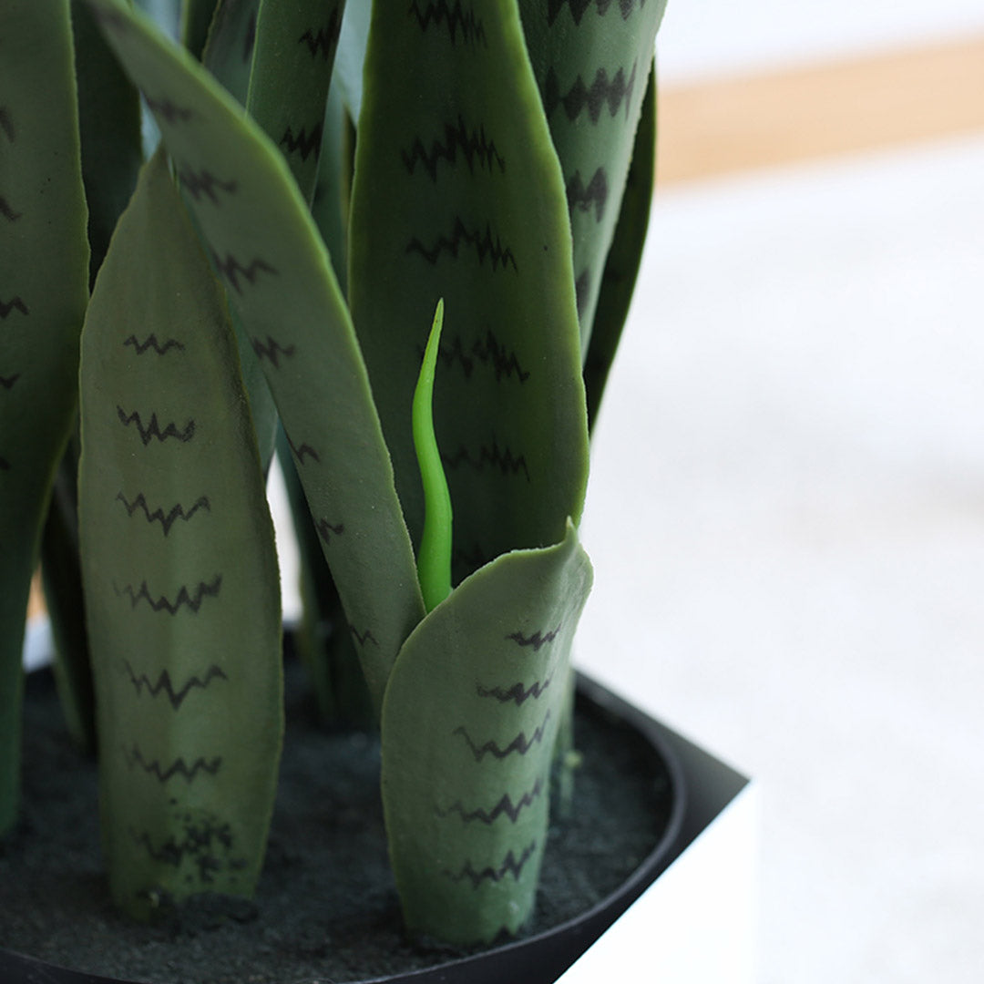 Premium 2X 97cm Artificial Indoor Snake Sansevieria Plant Fake Decoration Tree Flower Pot - image3