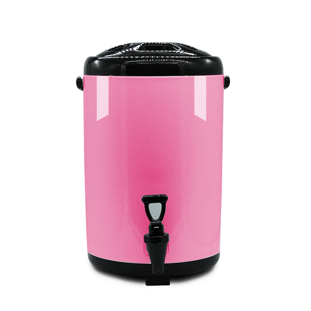 Premium 2X 16L Stainless Steel Insulated Milk Tea Barrel Hot and Cold Beverage Dispenser Container with Faucet Pink - image3