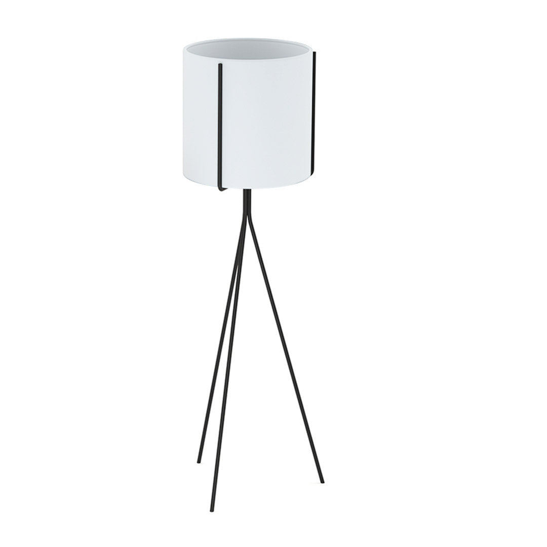 Premium 2X 80cm Tripod Flower Pot Plant Stand with White Flowerpot Holder Rack Indoor Display - image3