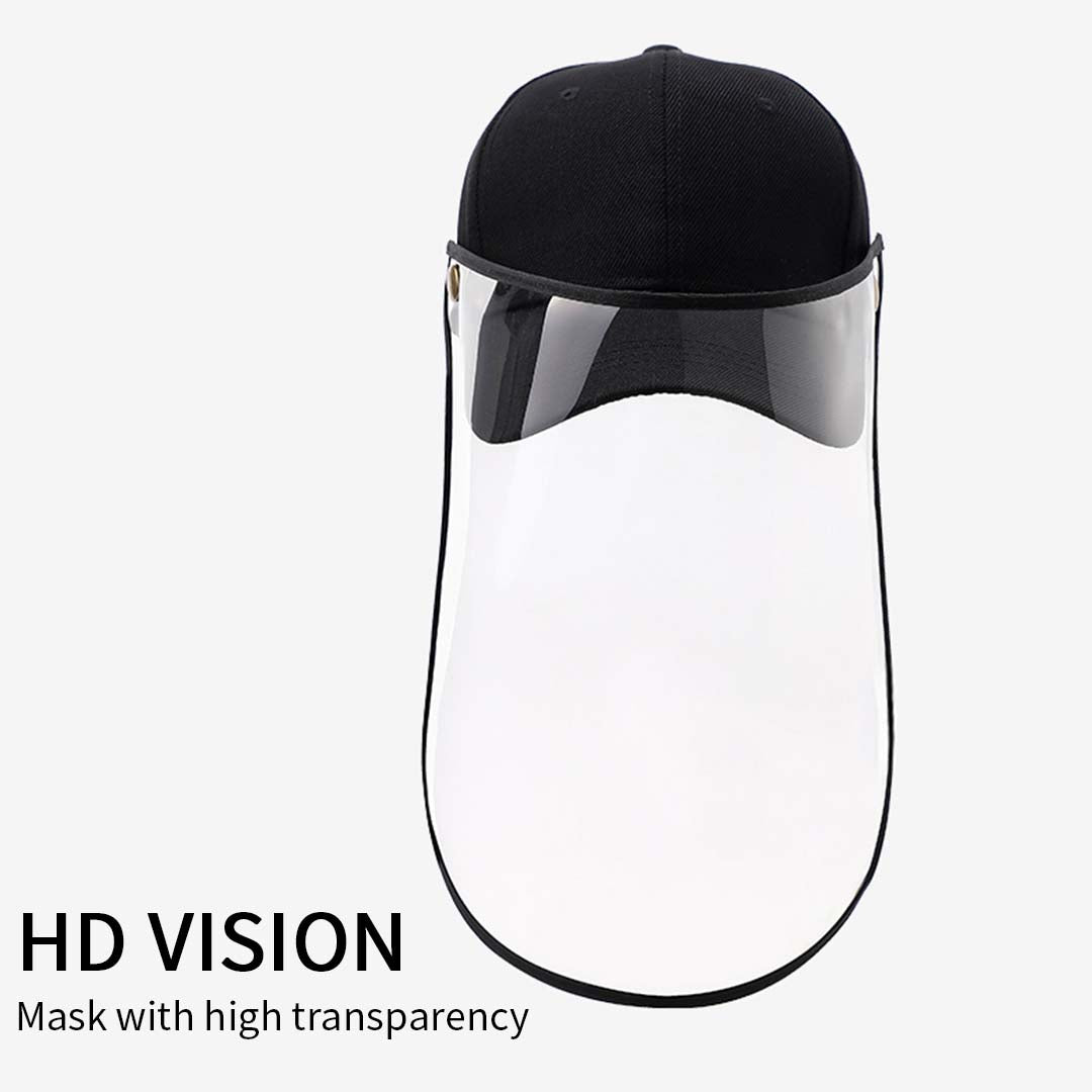 Premium 4X Outdoor Protection Hat Anti-Fog Pollution Dust Saliva Protective Cap Full Face Shield Cover Kids Red - image3