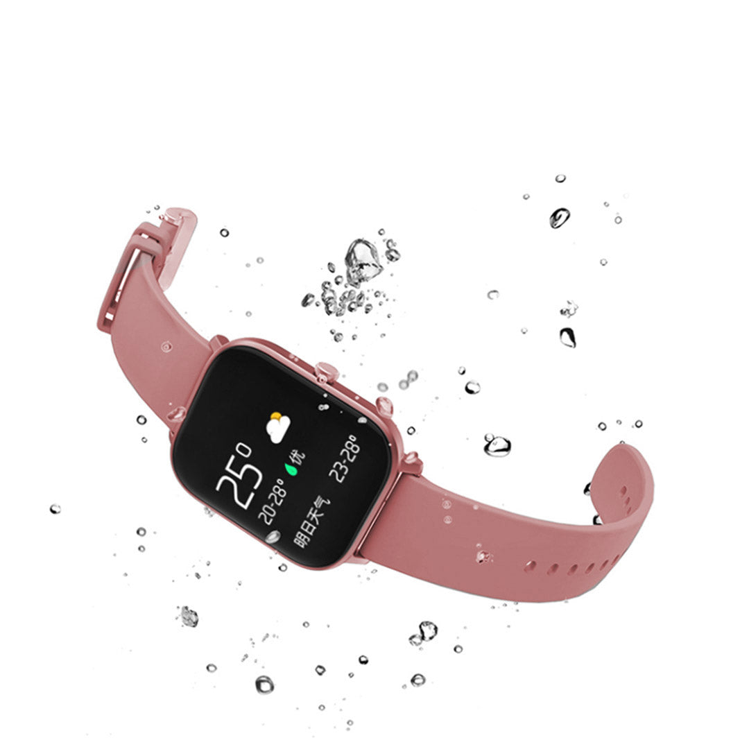 Premium 2X Waterproof Fitness Smart Wrist Watch Heart Rate Monitor Tracker P8 Pink - image3