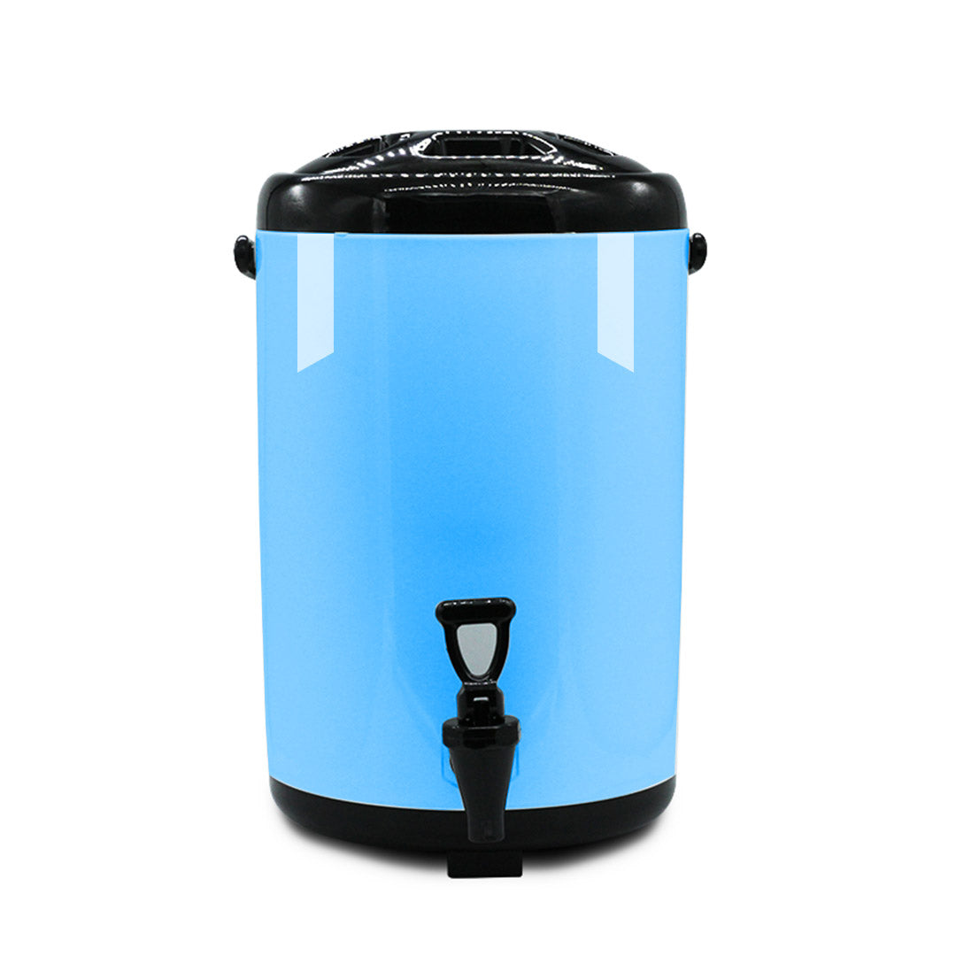 Premium 2X 12L Stainless Steel Insulated Milk Tea Barrel Hot and Cold Beverage Dispenser Container with Faucet Blue - image3