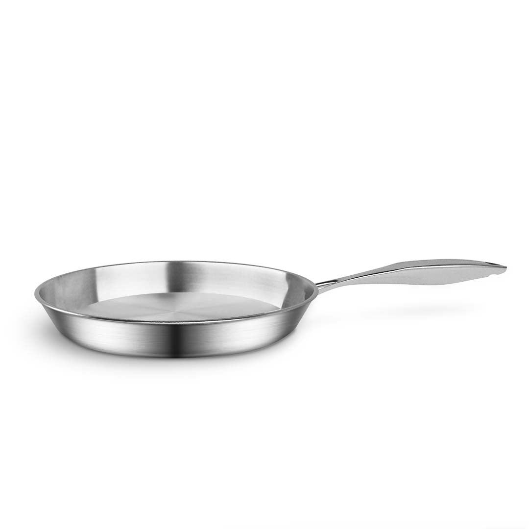 Premium 3X Stainless Steel Fry Pan Frying Pan Top Grade Induction Skillet Cooking FryPan - image3