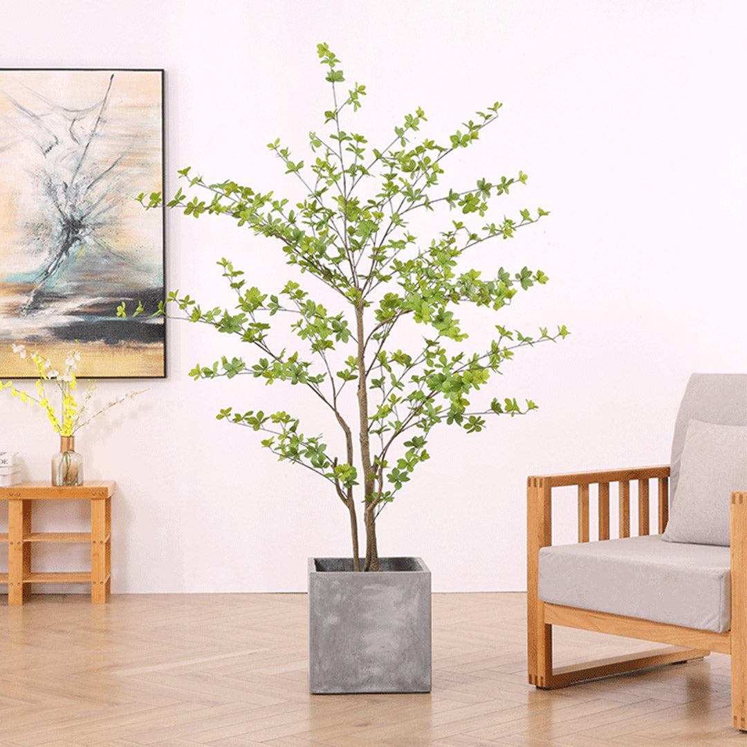 2X 150cm Green Artificial Indoor Watercress Tree Fake Plant Simulation Decorative - image3