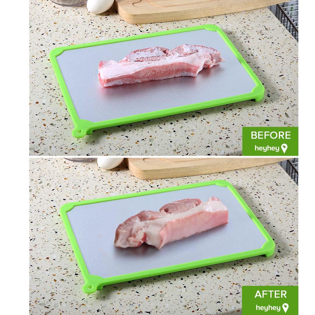 Premium Kitchen Fast Defrosting Tray The Safest Way to Defrost Meat or Frozen Food - image3