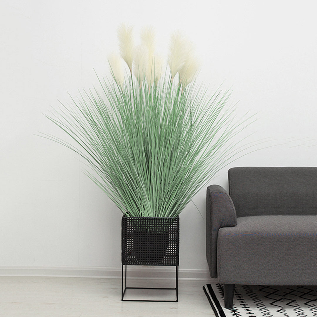 Premium 4X 110cm Artificial Indoor Potted Reed Bulrush Grass Tree Fake Plant Simulation Decorative - image3