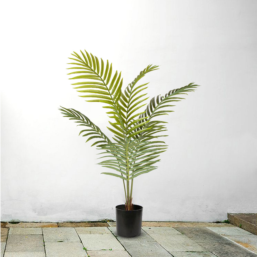 Premium 2X 120cm Green Artificial Indoor Rogue Areca Palm Tree Fake Tropical Plant Home Office Decor - image3