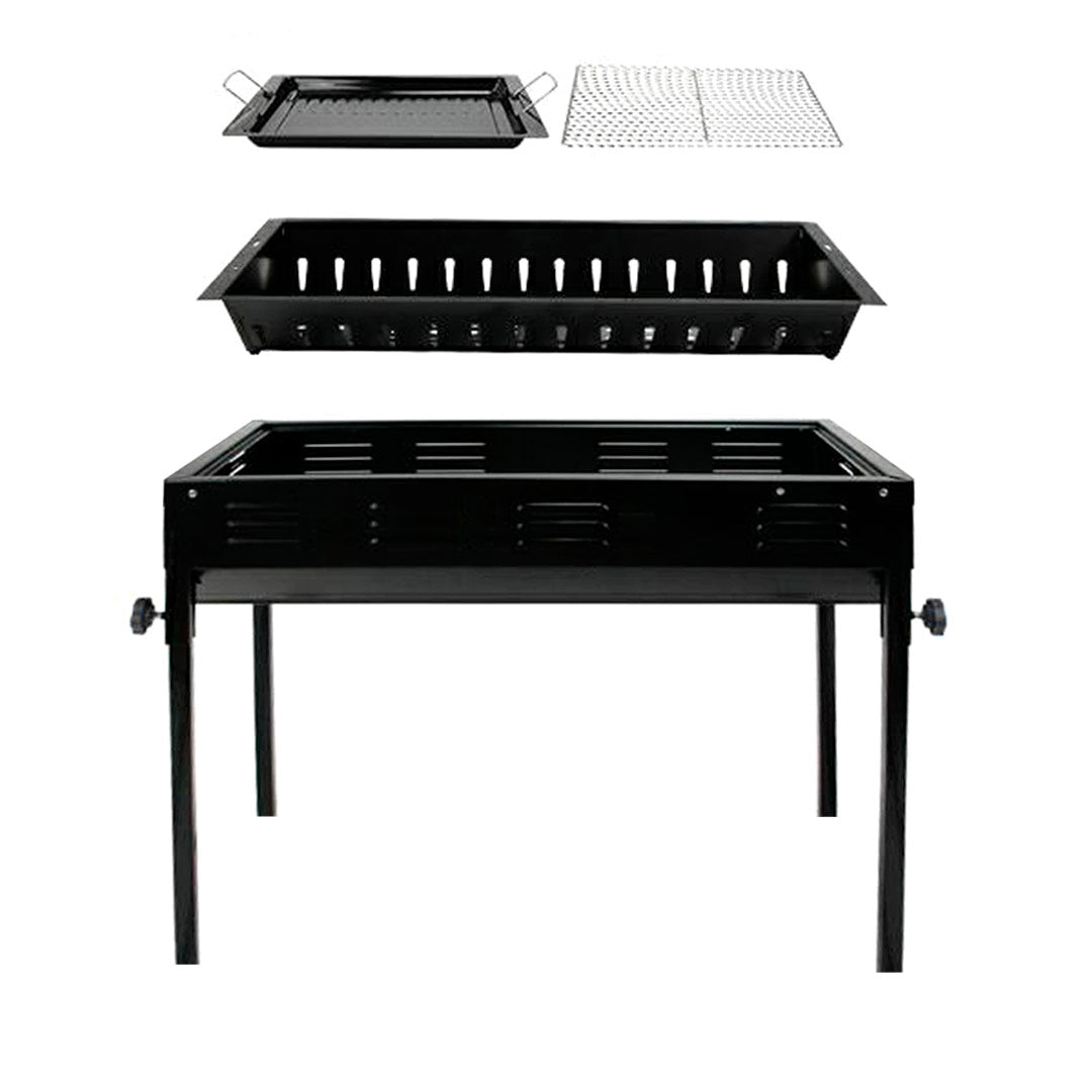 Premium 72cm Portable Folding Thick Box-Type Charcoal Grill for Outdoor BBQ Camping - image3