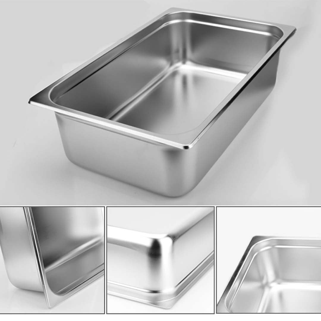 Premium Gastronorm GN Pan Full Size 1/1 GN Pan 20cm Deep Stainless Steel Tray - image3