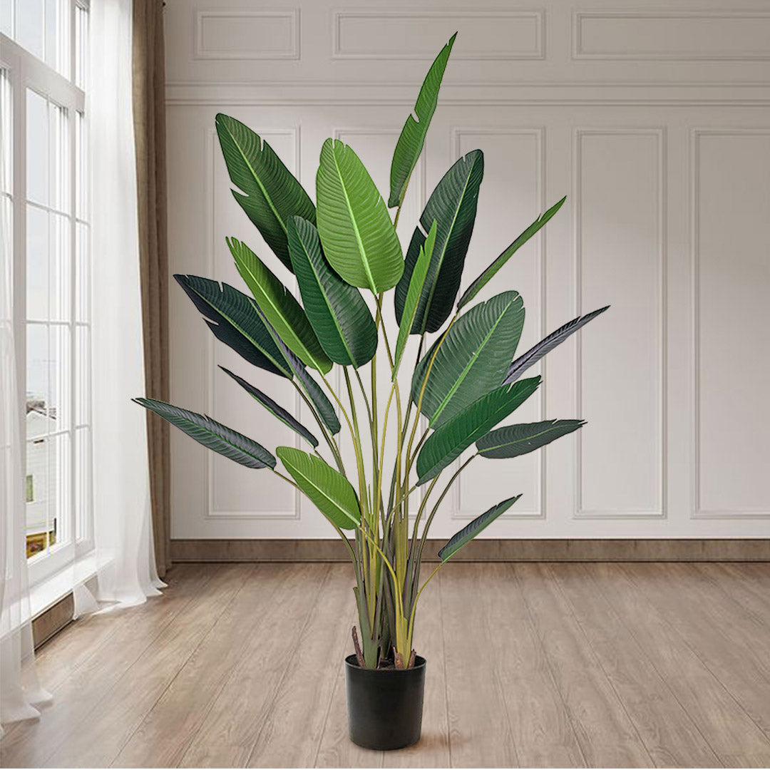 Premium 245cm Artificial Giant Green Birds of Paradise Tree Fake Tropical Indoor Plant Home Office Decor - image3