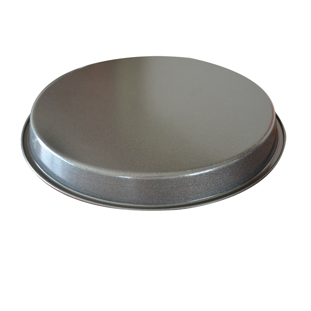 Premium 6X 8-inch Round Black Steel Non-stick Pizza Tray Oven Baking Plate Pan - image3