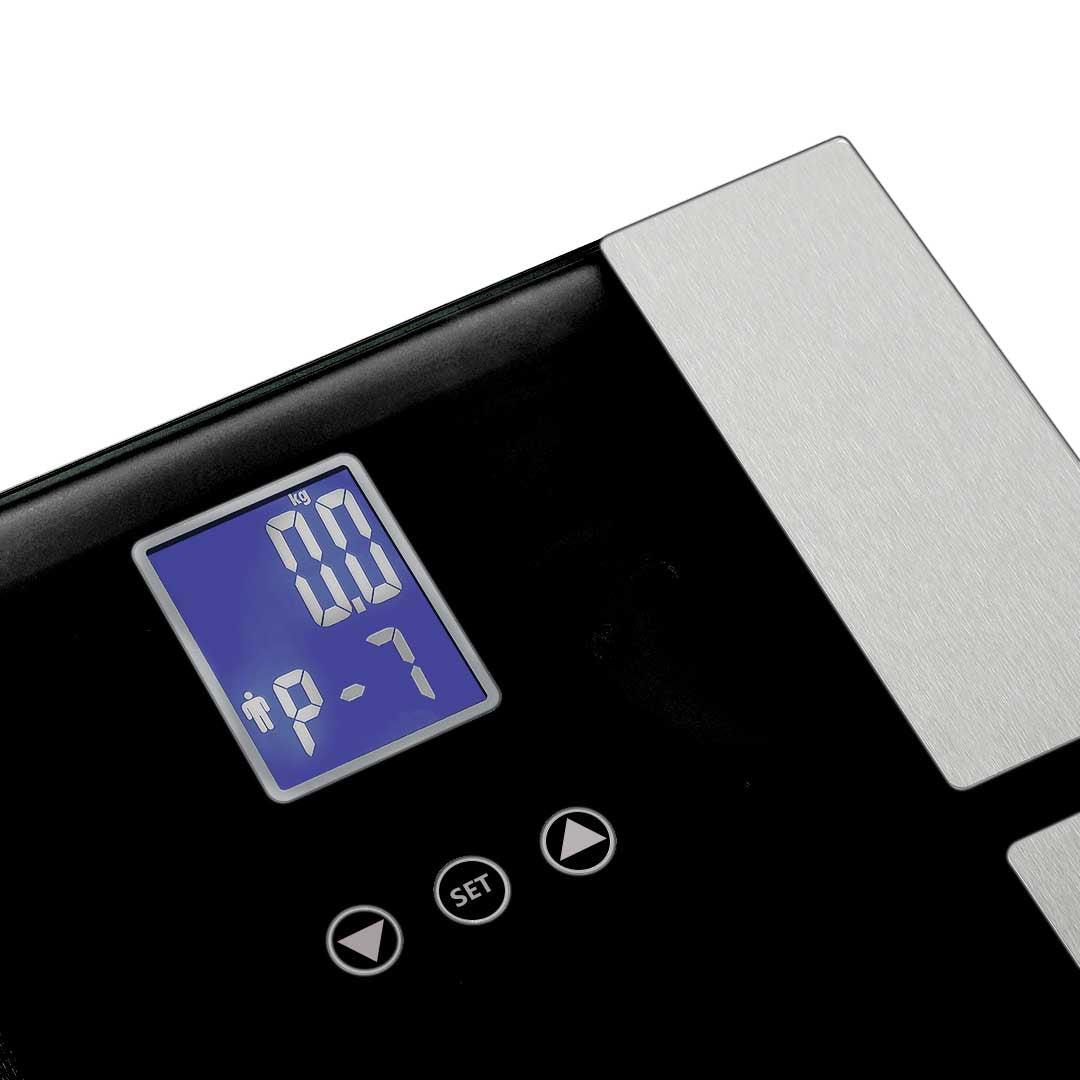 Premium 2X Digital Electronic LCD Bathroom Body Fat Scale Weighing Scales Weight Monitor Black - image3