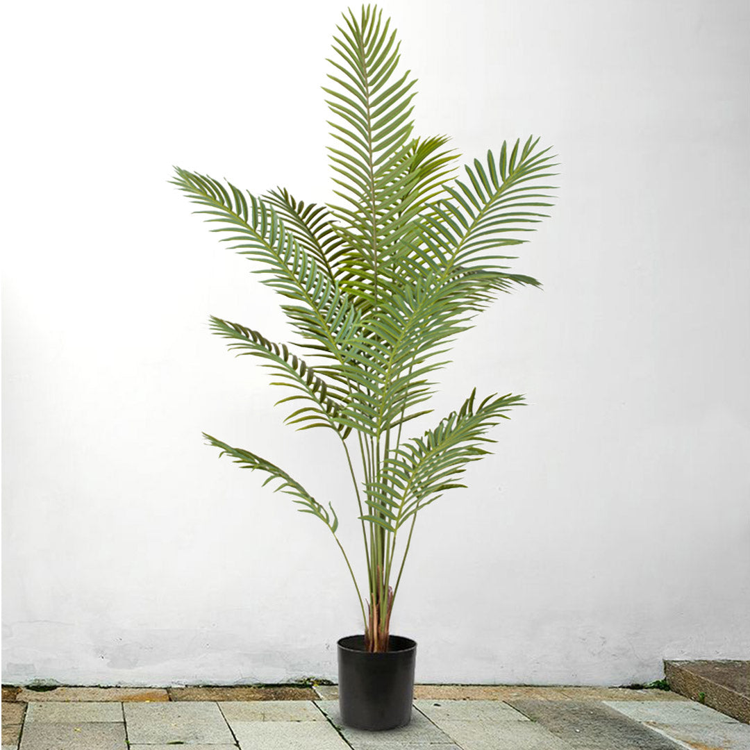 Premium 210cm Green Artificial Indoor Rogue Areca Palm Tree Fake Tropical Plant Home Office Decor - image3