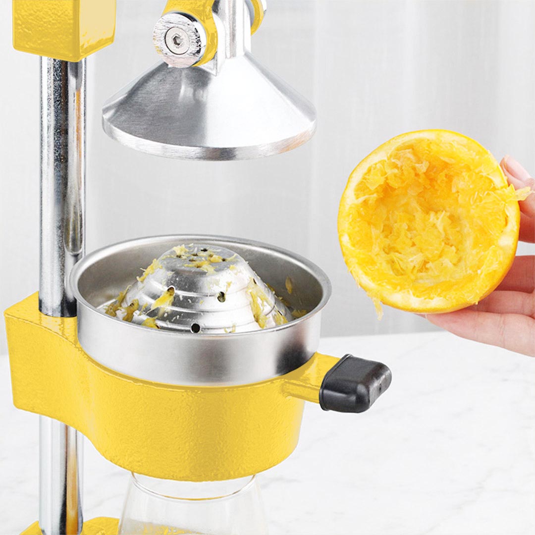 Premium 2X Commercial Manual Juicer Hand Press Juice Extractor Squeezer Orange Citrus Yellow - image3