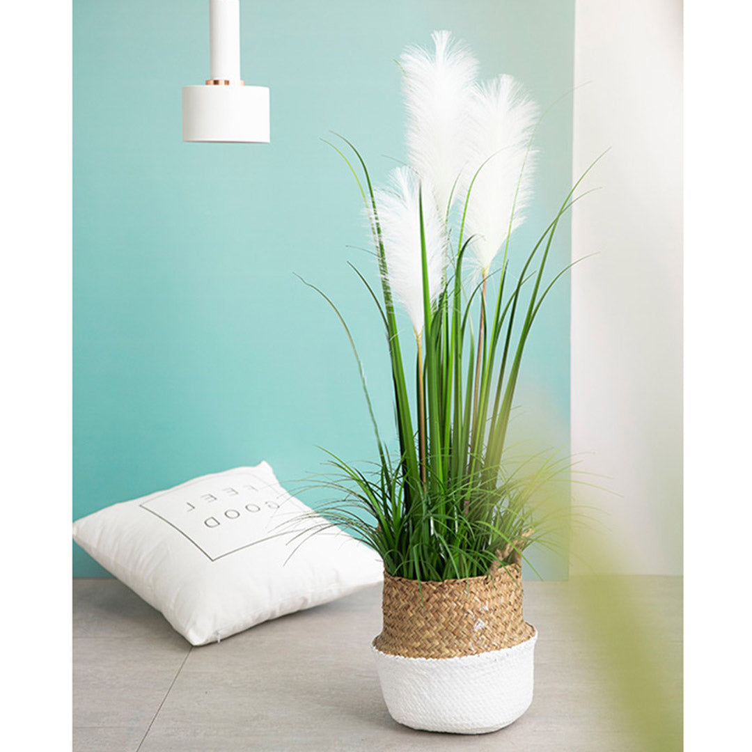 Premium 4X 120cm Green Artificial Indoor Potted Reed Grass Tree Fake Plant Simulation Decorative - image4