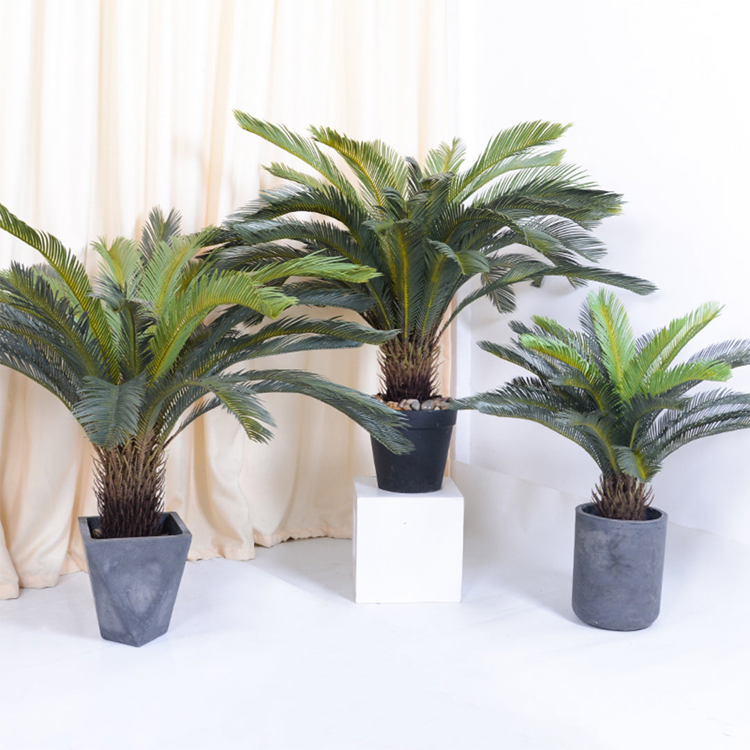 Premium 4X 155cm Artificial Indoor Cycas Revoluta Cycad Sago Palm Fake Decoration Tree Pot Plant - image4