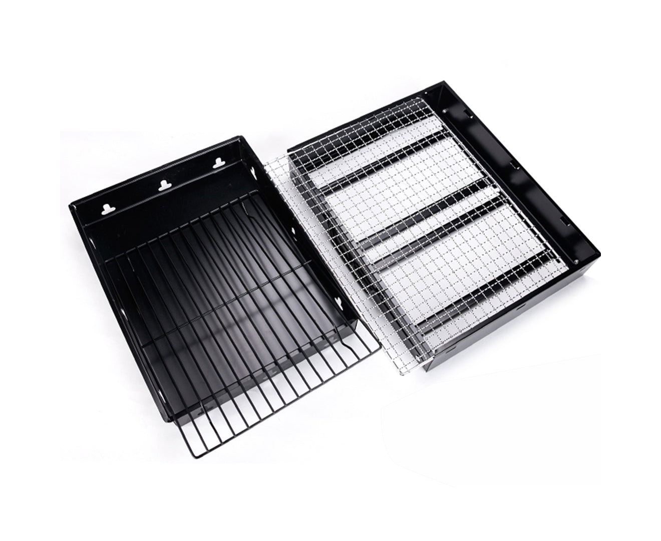 Premium 2X Portable Mini Folding Thick Box-Type Charcoal Grill for Outdoor BBQ Camping - image4