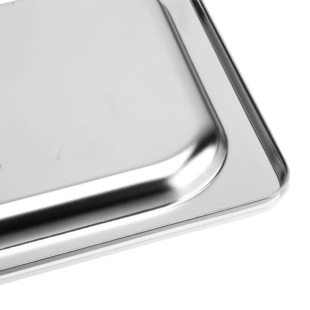 Premium Gastronorm GN Pan Lid Full Size 1/3 Stainless Steel Tray Top Cover - image4