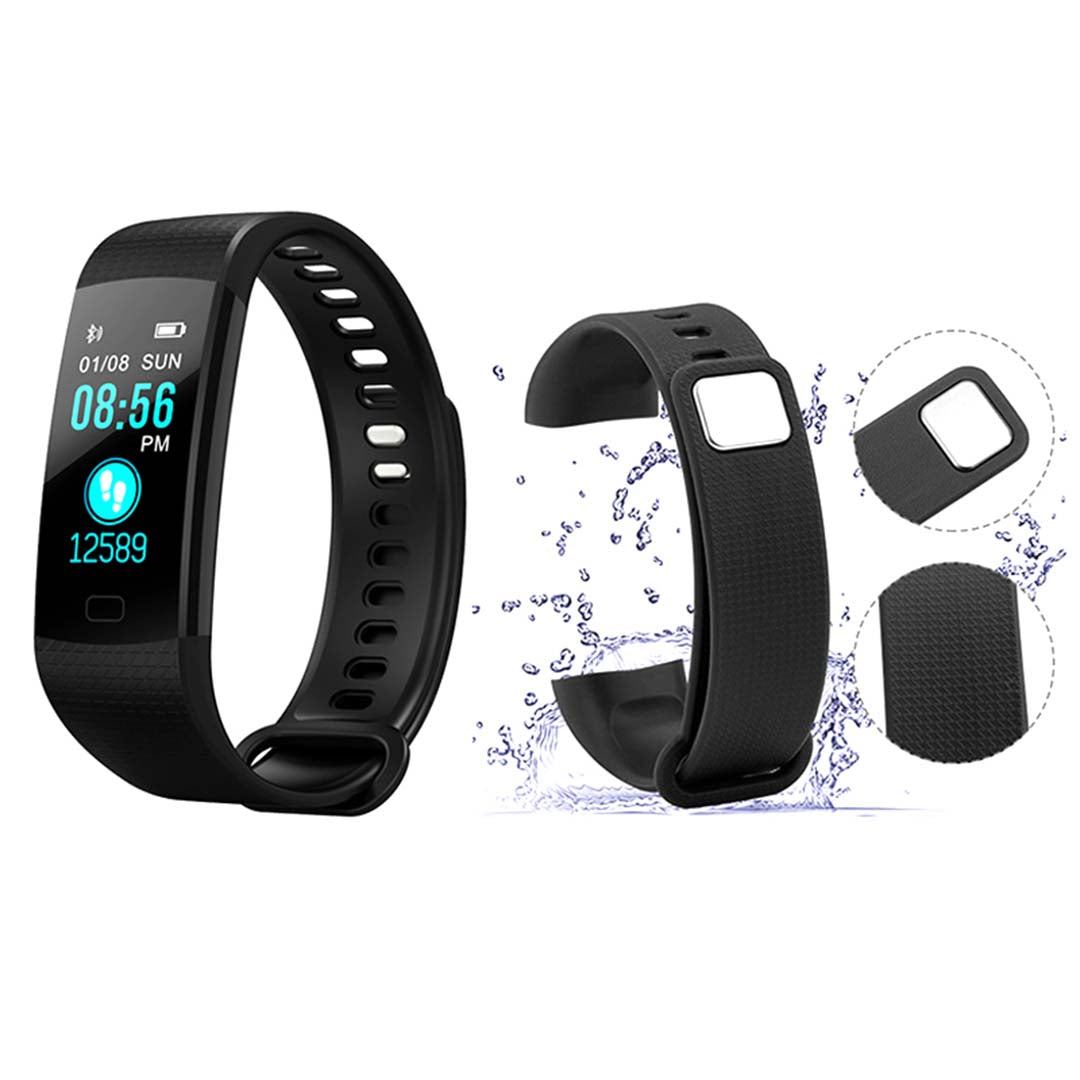 Premium Sport Smart Watch Health Fitness Wrist Band Bracelet Activity Tracker Red - image4