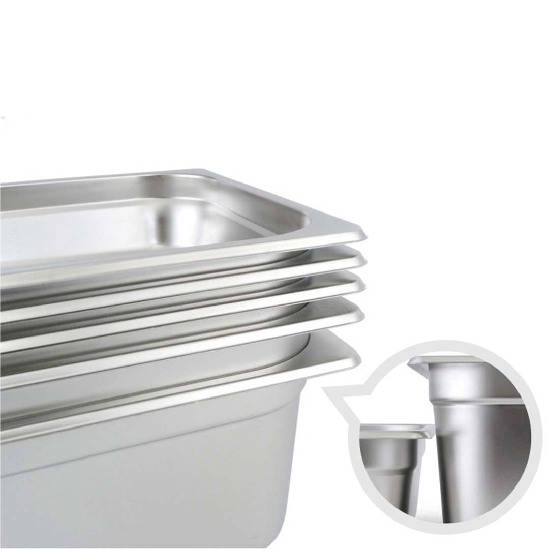 Premium Gastronorm GN Pan Full Size 1/1 GN Pan 6.5cm Deep Stainless Steel Tray - image4