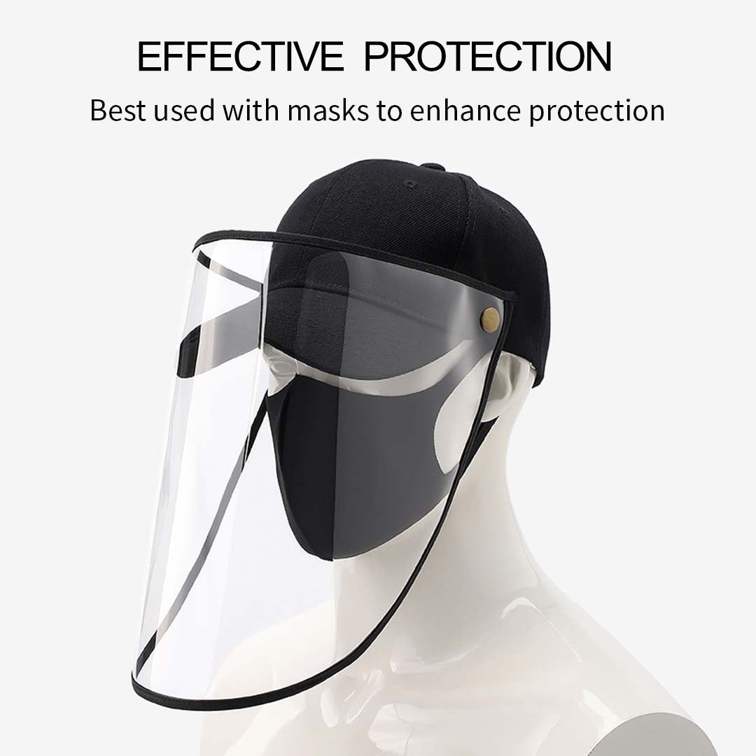 Premium 2X Outdoor Protection Hat Anti-Fog Pollution Dust Saliva Protective Cap Full Face Shield Cover Kids Red - image4