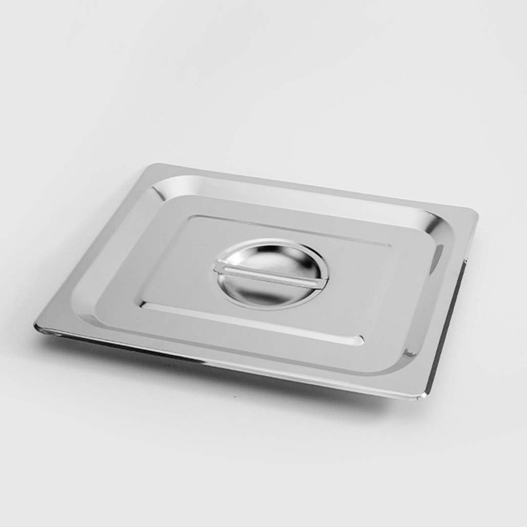 Premium 2X Gastronorm GN Pan Full Size 1/2 GN Pan 6.5cm Deep Stainless Steel Tray With Lid - image4